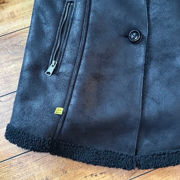 Soia & Kyo Women's Black Shearling Jacket - Picture 2 of 13